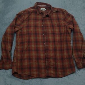 Normal Brand Shirt Mens XL Plaid Flannel Button Up Long Sleeve Casual